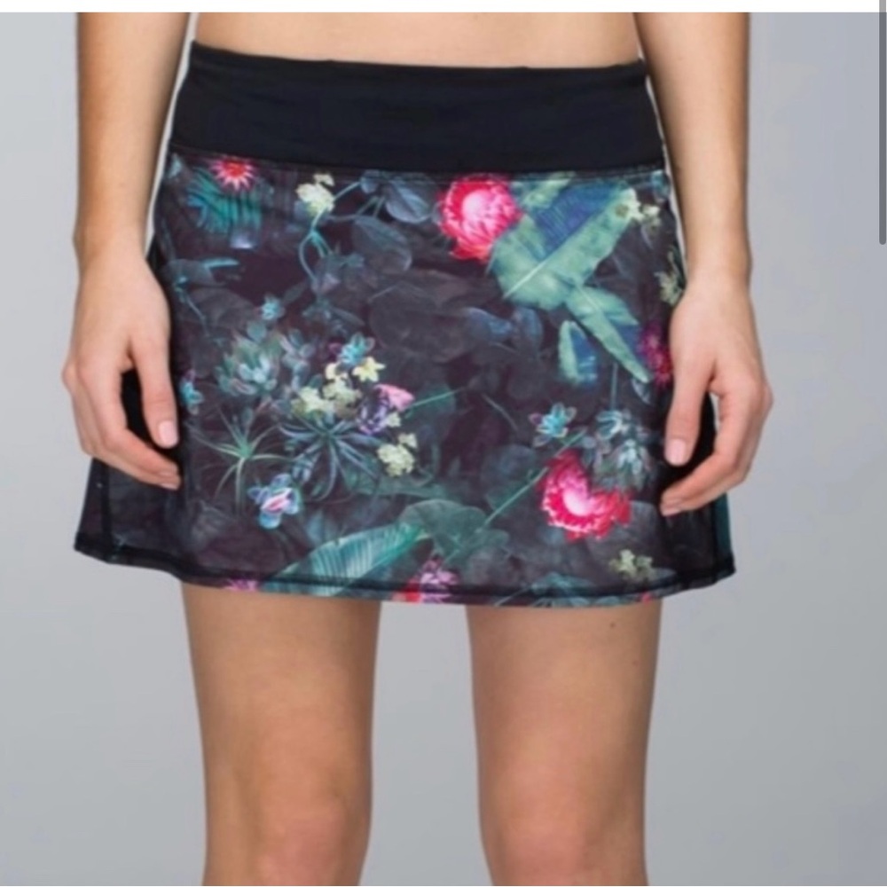 Lululemon floral tennis skirt
